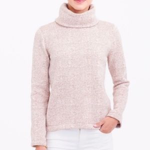 J.CREW Tan Funnel Neck Pullover Sweater